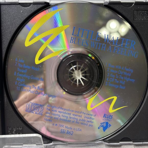 Little Walter Blues With A Feeling CD Chess MCA Off the Wall Teenage Beat - Picture 4 of 5